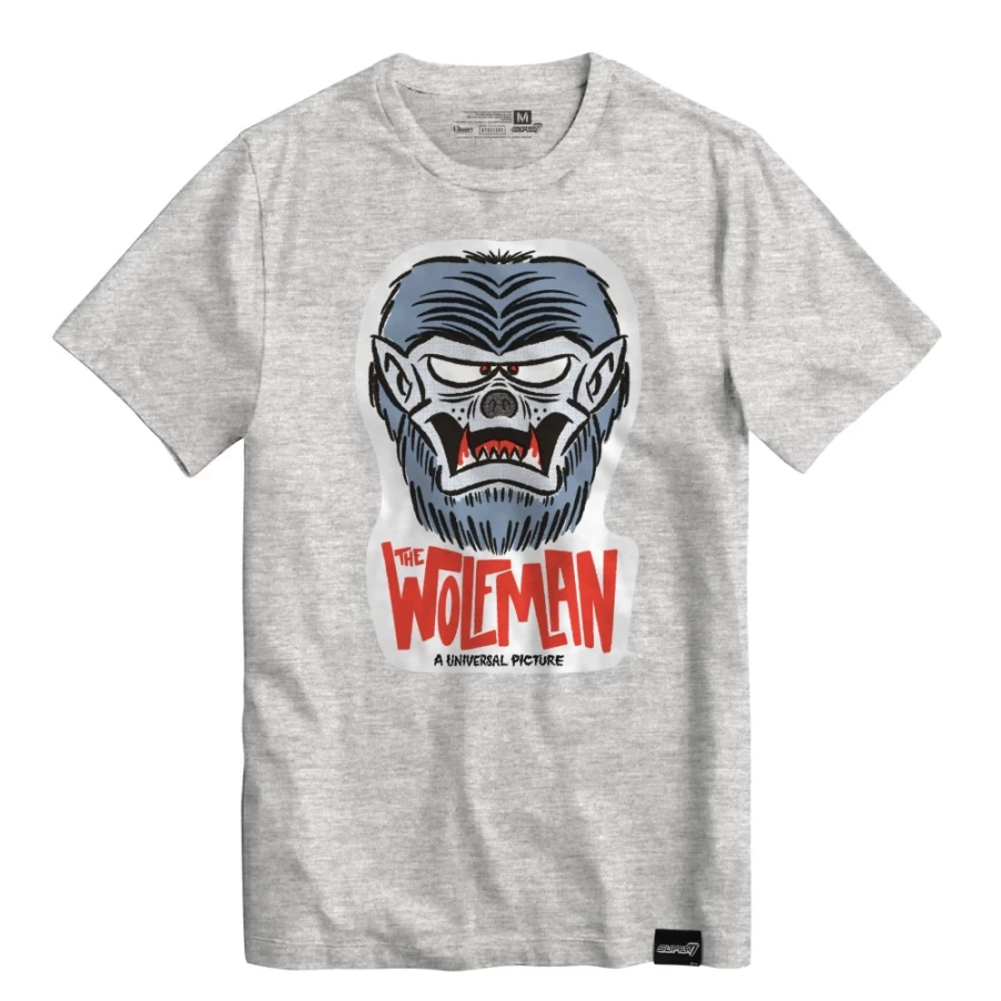 Super7 Universal Monsters The Wolf Man Freakyfaces Graphic T-Shirt