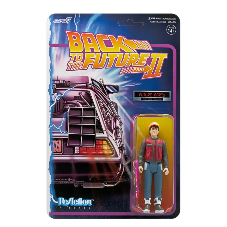 Super7 Back To The Future 2 Reaction Figure Wave 1 - Marty McFly Future Collectible Action Figure