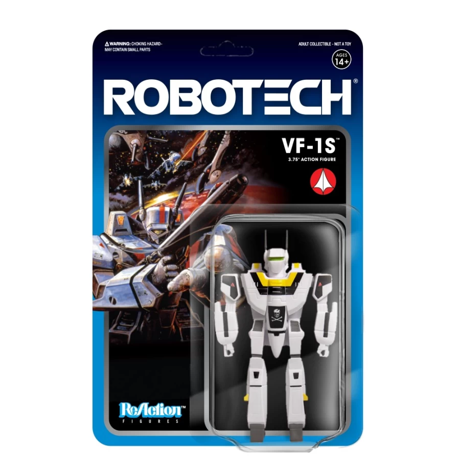 Super7 Robotech ReAction Series Valkyrie VF-1S Roy Fokker Action Figure Collectible