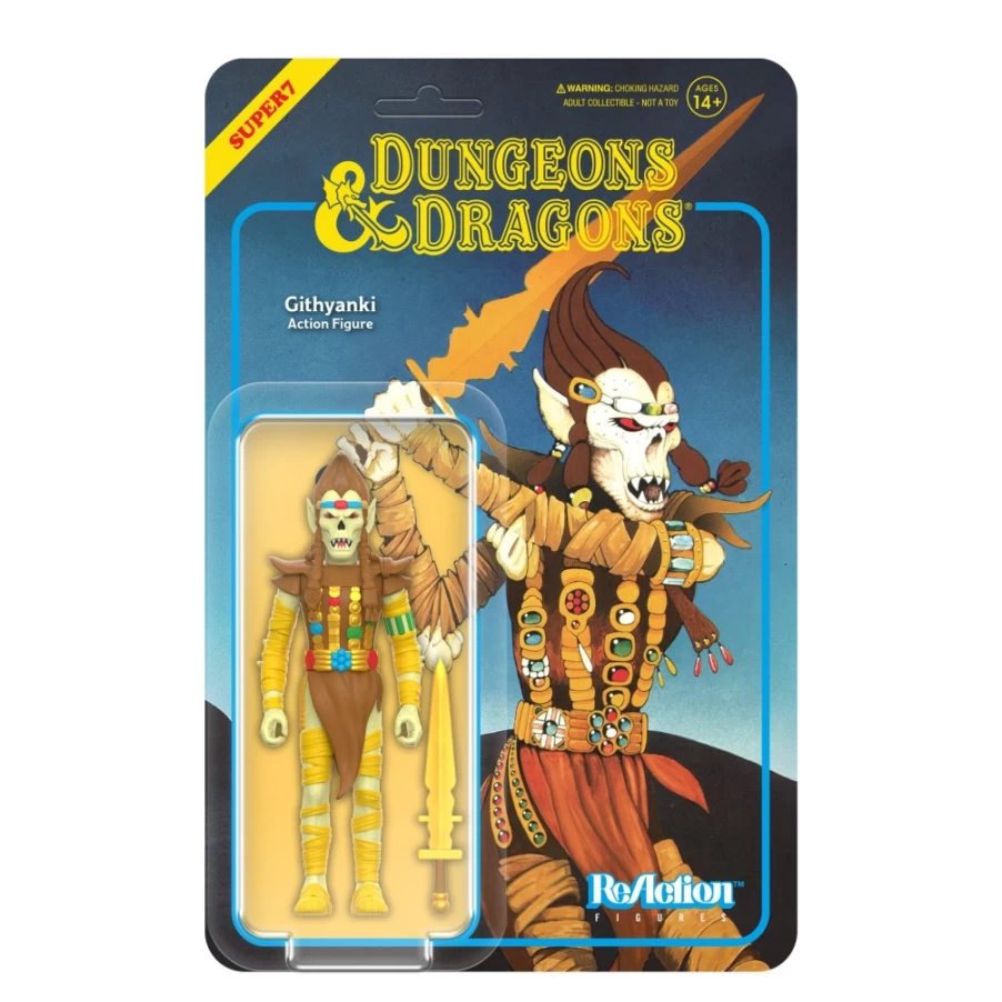 Super7 Dungeons & Dragons Reaction Wave 1 Action Figure - Githyanki & Fiend Folio Collectible