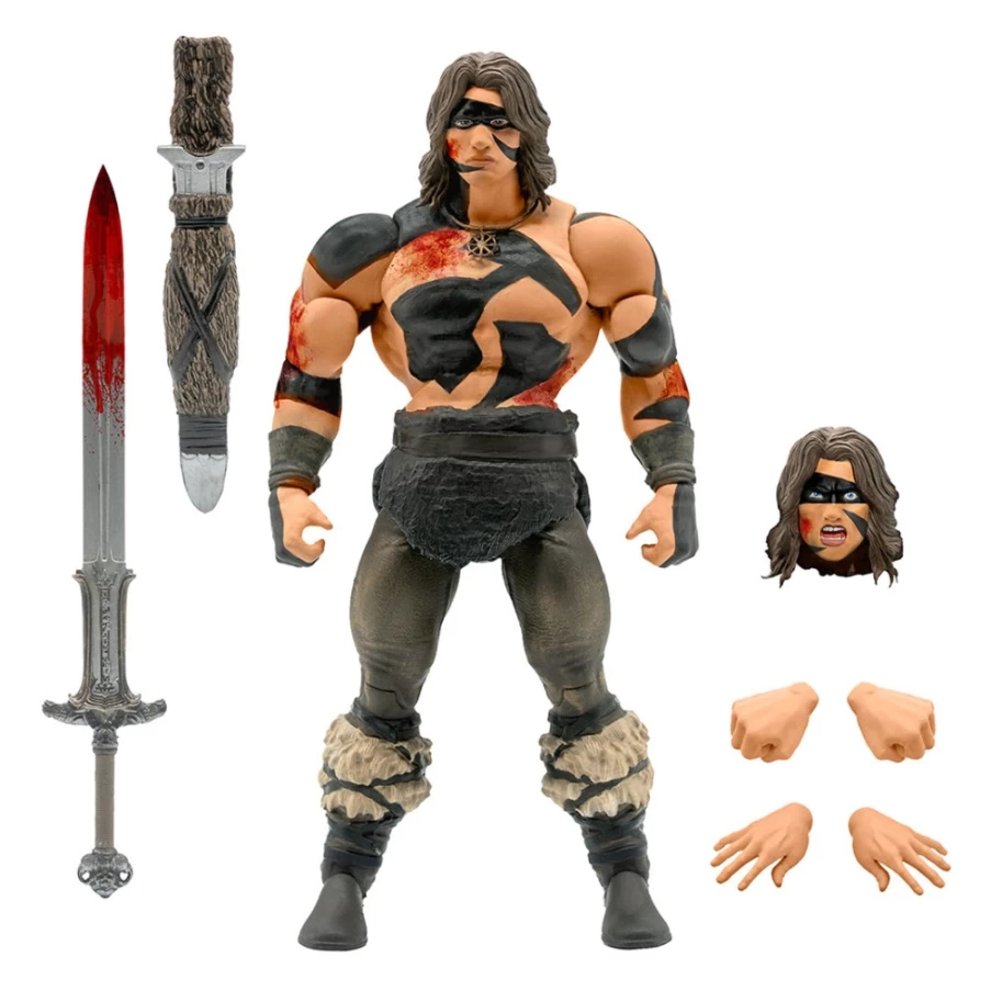 Super7 Ultimates! Conan The Barbarian War Paint Action Figure - Wave 3 Collectible