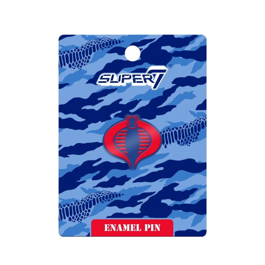 Super7 Cobra Logo Enamel Pin - G.I. Joe Collectible Badge for Fans