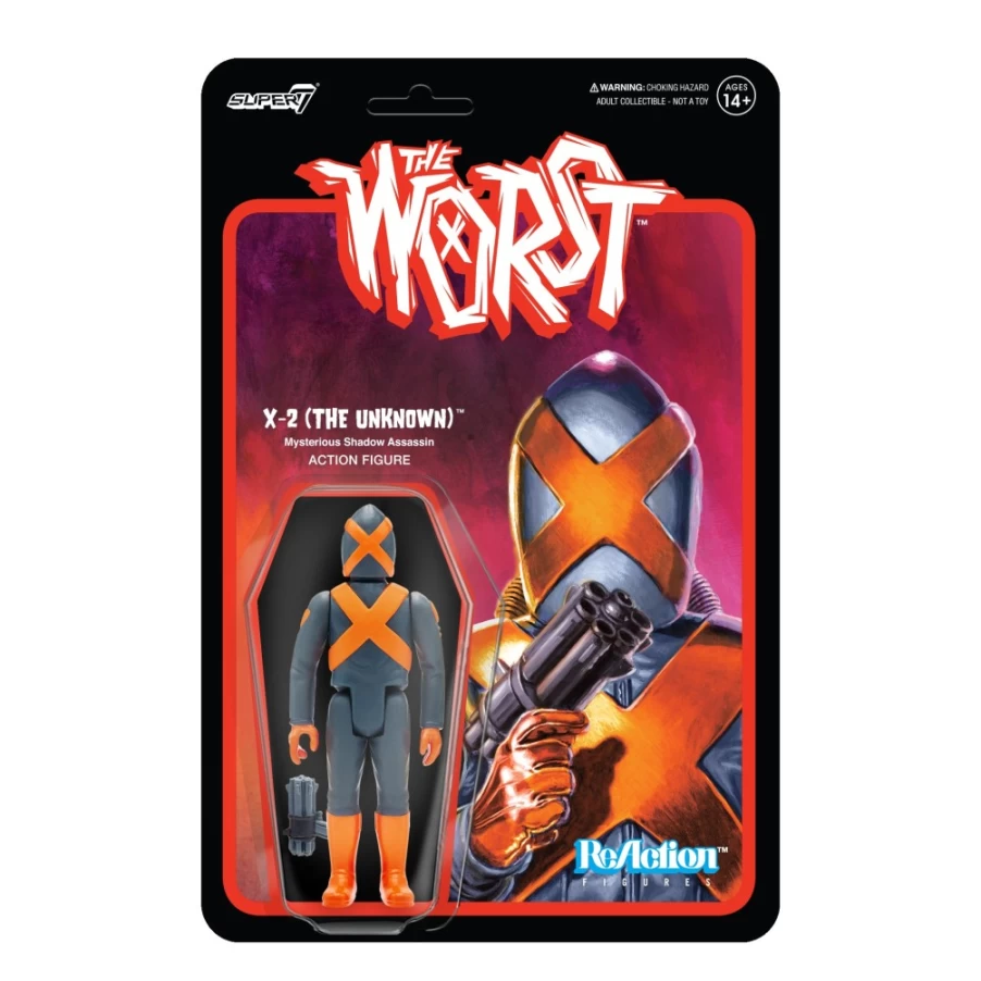 Super7 X-2 The Unknown Reaction Figure - Wave 3 Collectible Action Figure