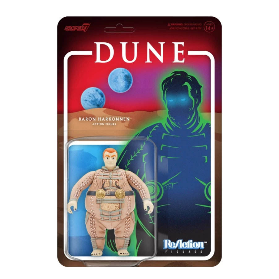 Super7 Dune Reaction Figure Wave 1 - Baron Harkonnen Collectible Action Figure
