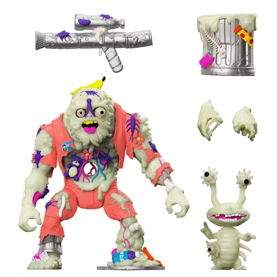 Super7 TMNT Ultimates! Wave 4 - Muckman & Joe Eyeball Glow-in-the-Dark NYCC Exclusive Action Figure
