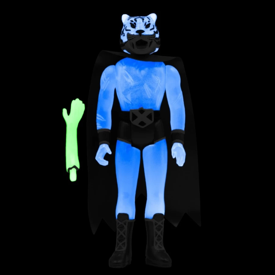 Super7 Red Tiger Monster Glow Reaction Figure - Limited Edition Collectible