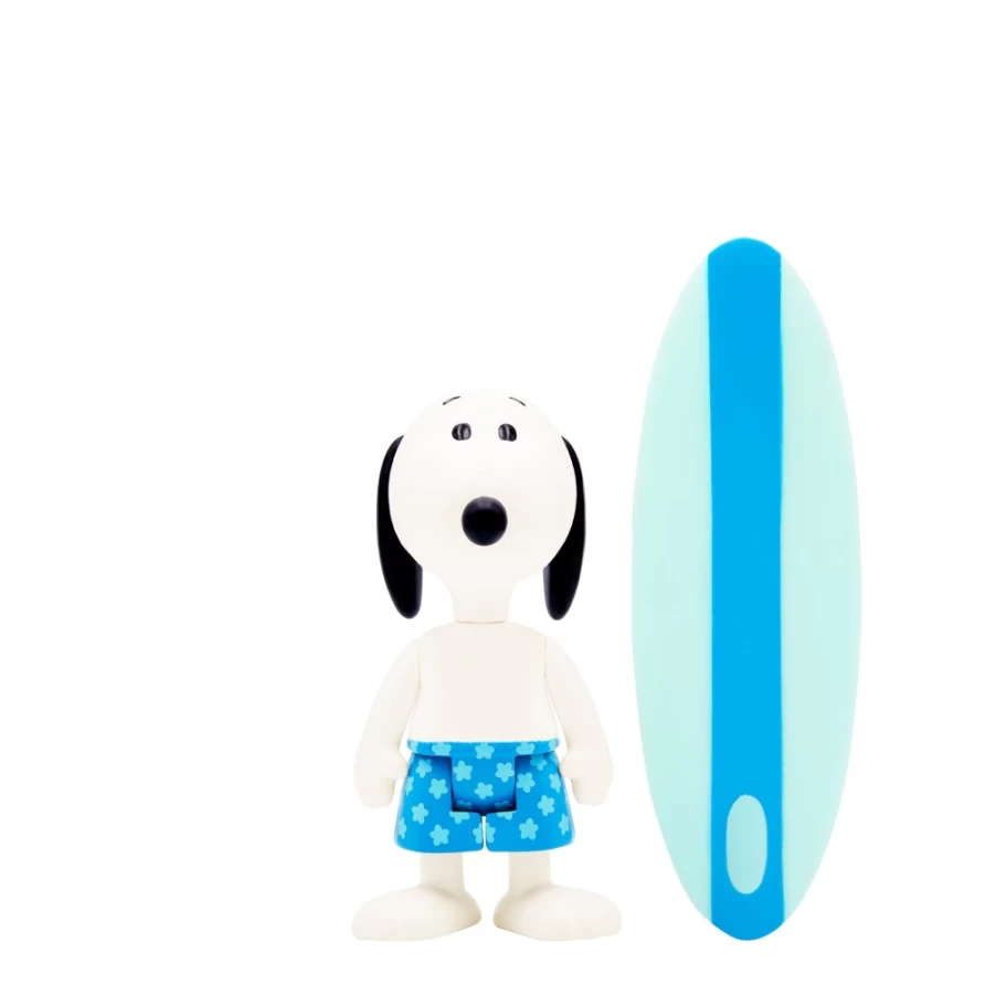 Super7 Peanuts Reaction Figure Wave 5 - Surfer Snoopy Collectible Toy