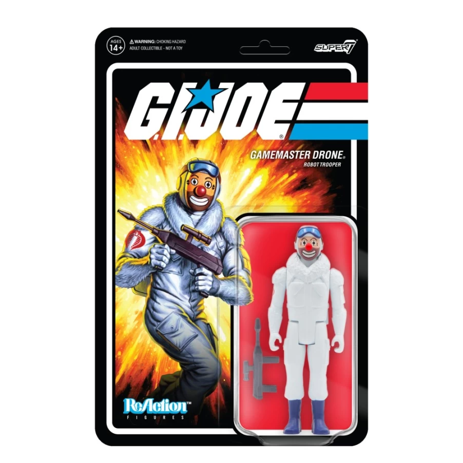Super7 G.I. Joe Reaction Figures Wave 2 - Gamemaster Drone Action Figure Collectible