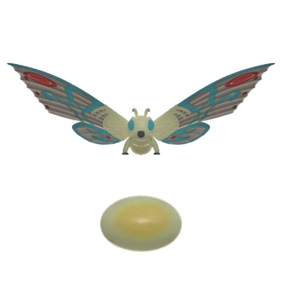 Super7 Toho Reaction Wave 1 Glow-in-the-Dark Mothra & Rodan Action Figure Set