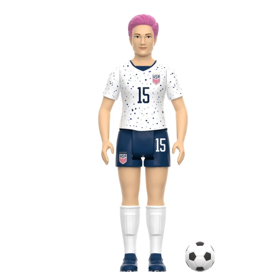 Super7 Uswnt Megan Rapinoe Alternate Kit Soccer Action Figure - Wave 2 Collectible