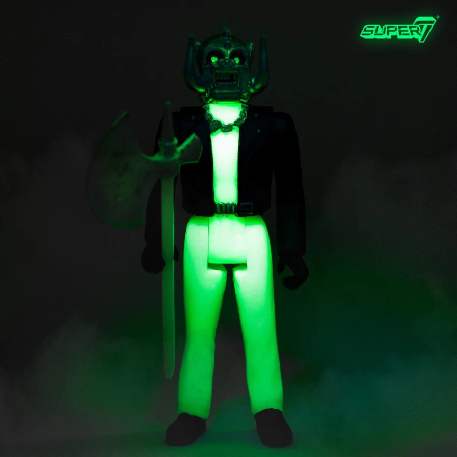 Super7 Motorhead Warpig Glow in The Dark Reaction Figure - Limited Edition Collectible