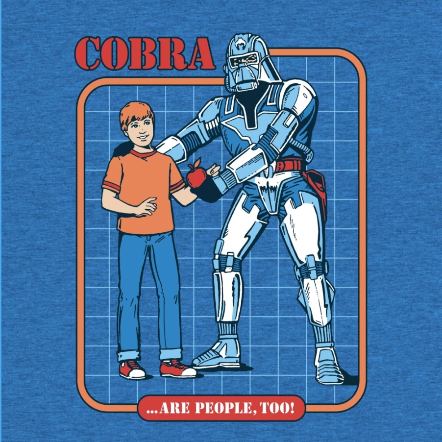 Super7 G.I. Joe Cobra Are People Too Vintage Graphic T-Shirt