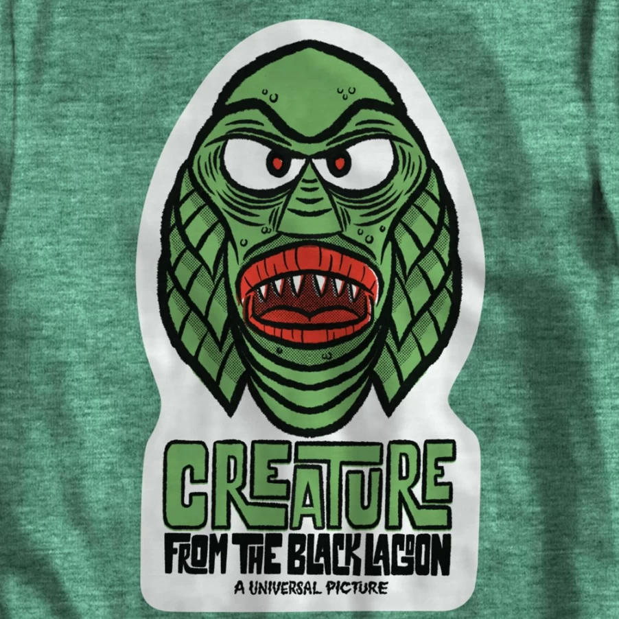 Super7 Universal Monsters Creature From The Black Lagoon Freakyfaces Graphic T-Shirt