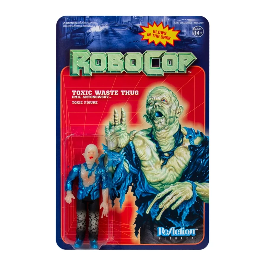 Super7 RoboCop Glow in The Dark Reaction Figure - Emil Antonowsky Collectible Toy