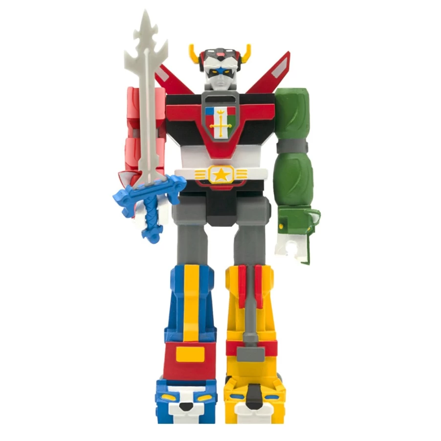 Super7 Voltron Reaction Collectible Action Figure - Classic Robot Toy for Fans
