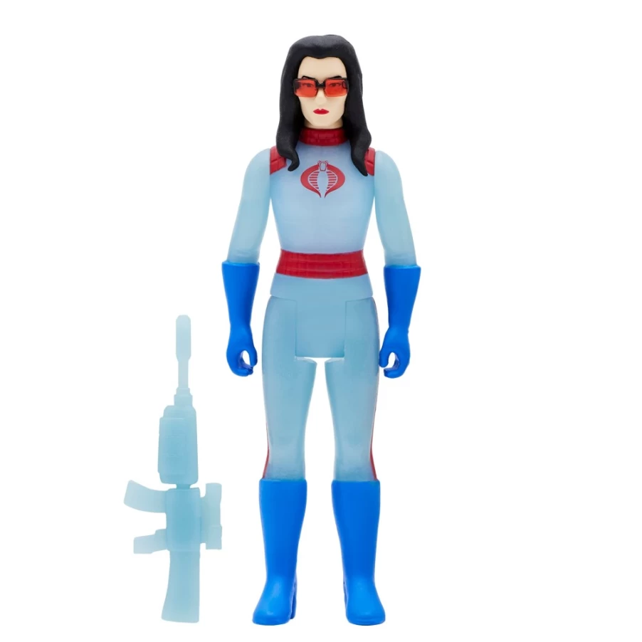 Super7 G.I. Joe Reaction Wave 1B Baroness Glow Patrol Action Figure