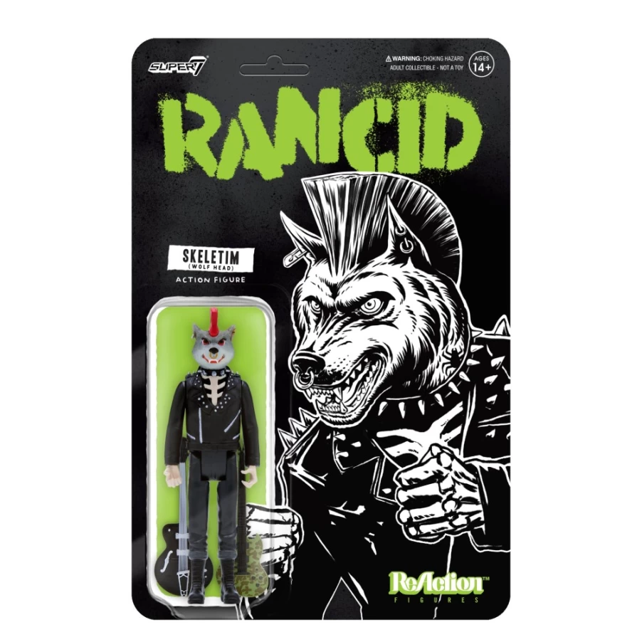 Super7 ReAction Figure Wave 3 - Skeletim (Wolf Head) Collectible Toy