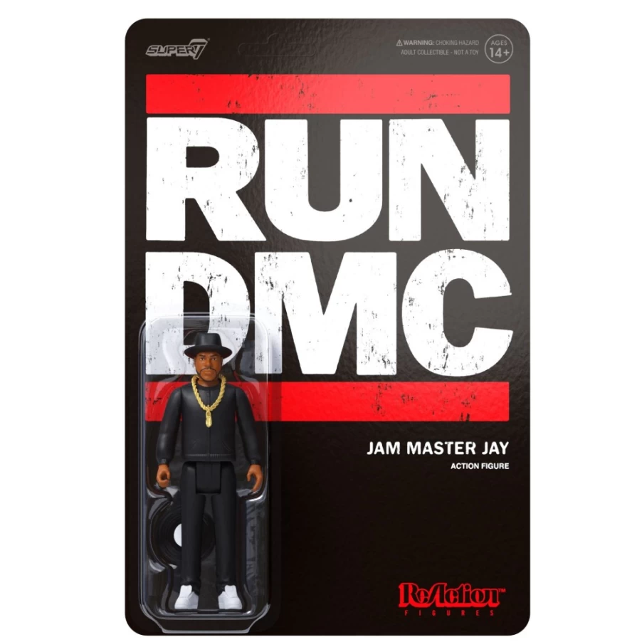 Super7 Retro Reaction Figure - Run DMC Jam Master Jay Collectible Toy