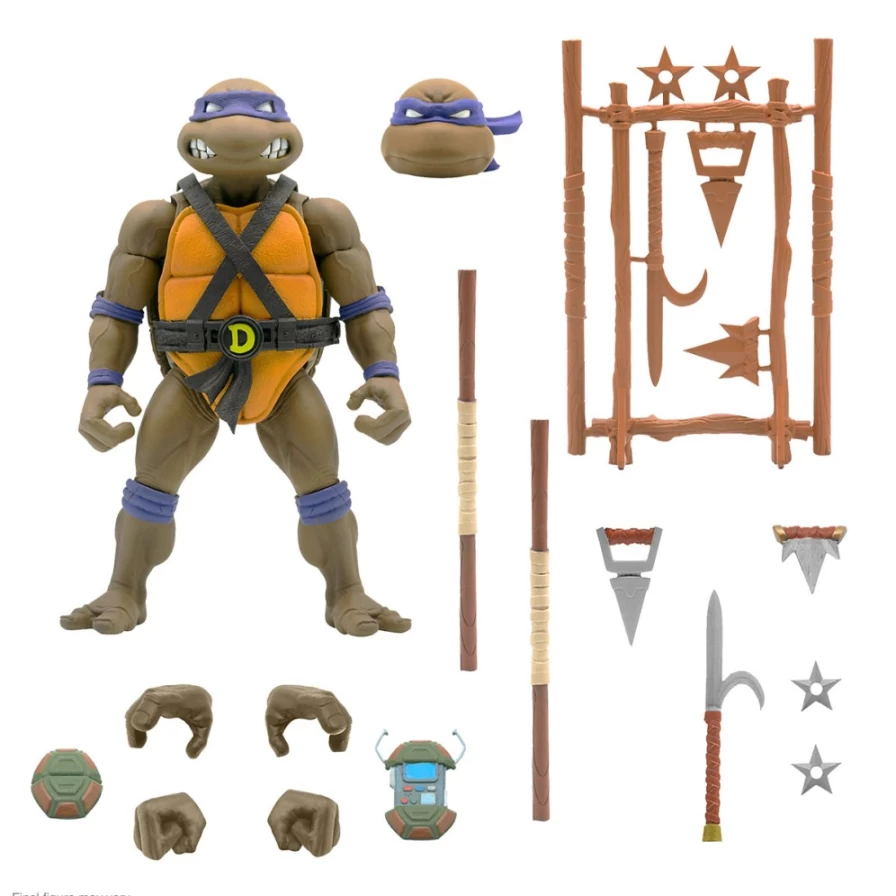 Super7 Teenage Mutant Ninja Turtles Ultimates Wave 4 Donatello Action Figure Collectible