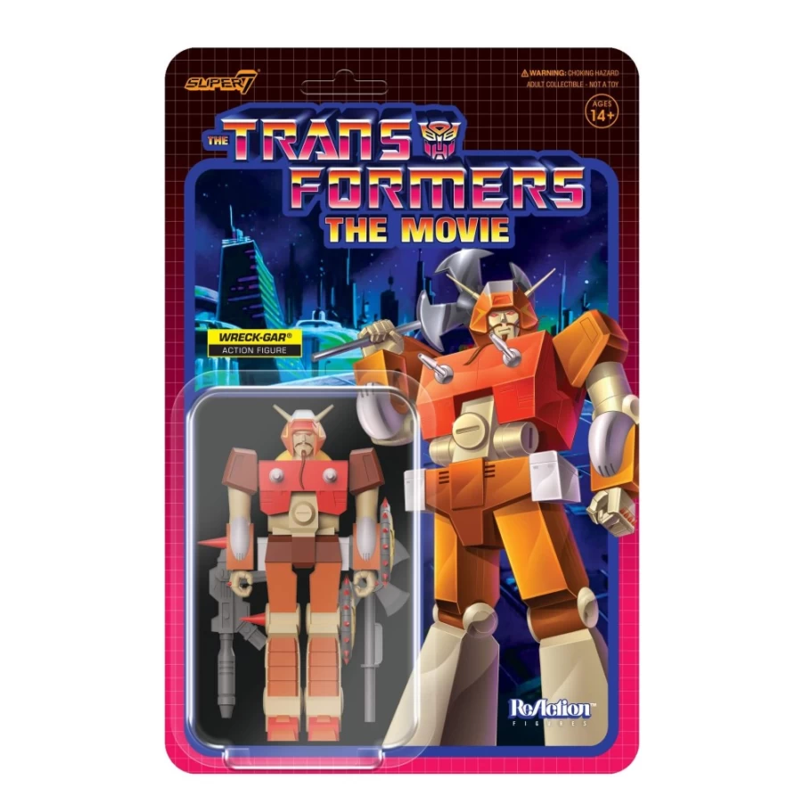 Super7 Transformers ReAction Series Wave 6 - Wreck-Gar G1 Action Figure