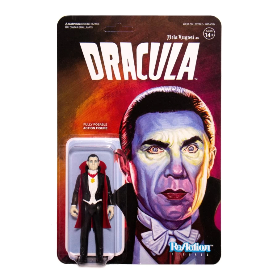 Super7 Universal Monsters Reaction Figure - Bela Lugosi as Dracula Collectible Toy