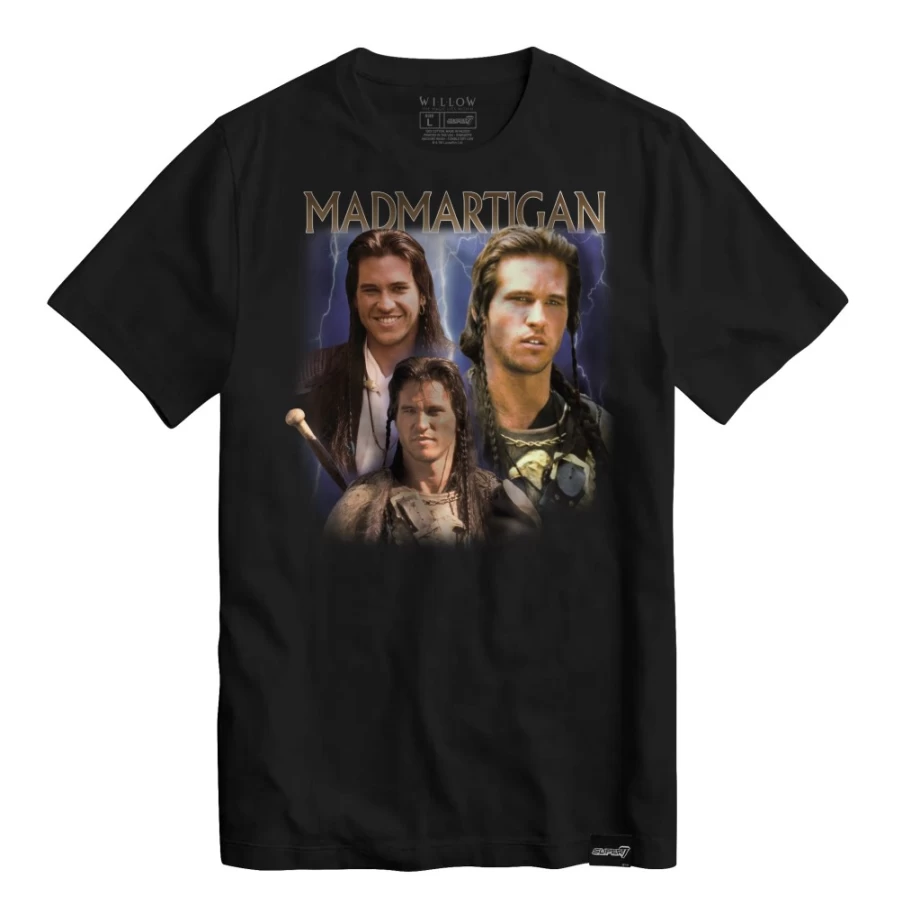 Super7 Willow Madmartigan Graphic T-Shirt - Vintage Fantasy Movie Tee