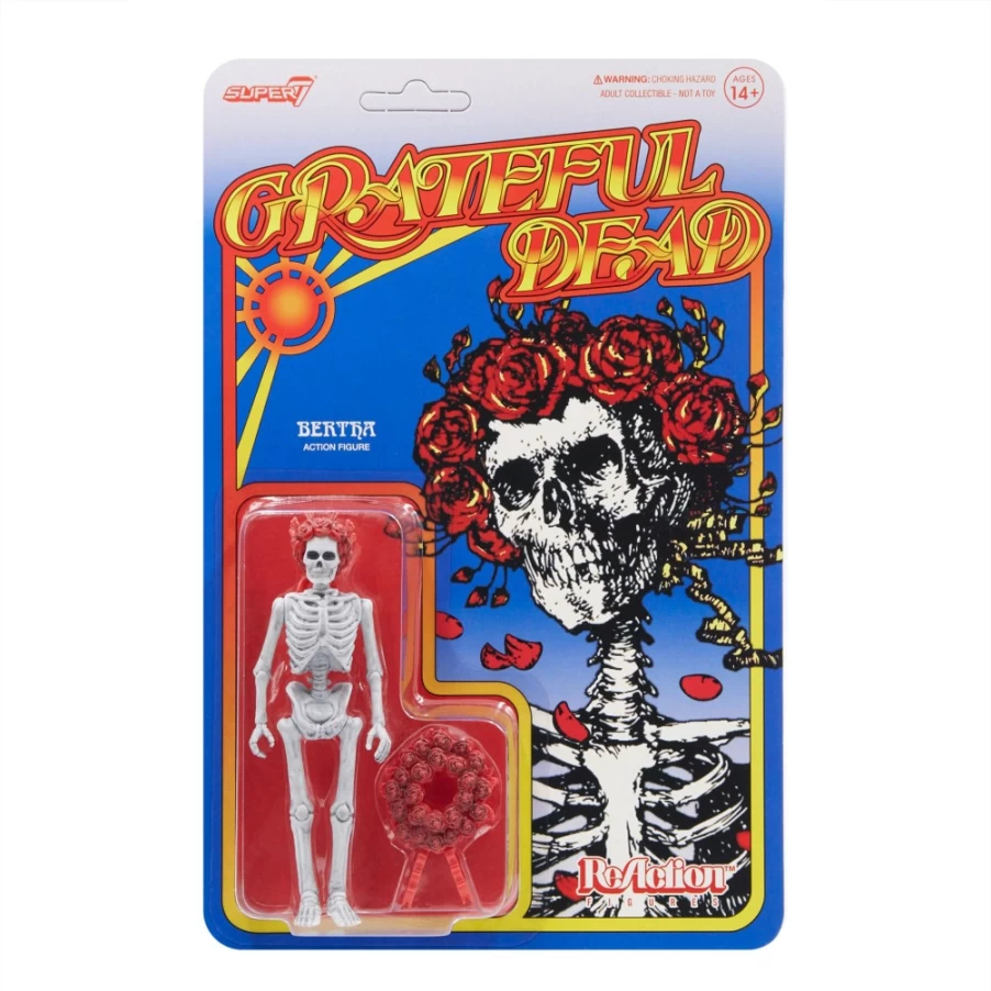 Super7 Grateful Dead Bertha Reaction Action Figure - Collectible Toy