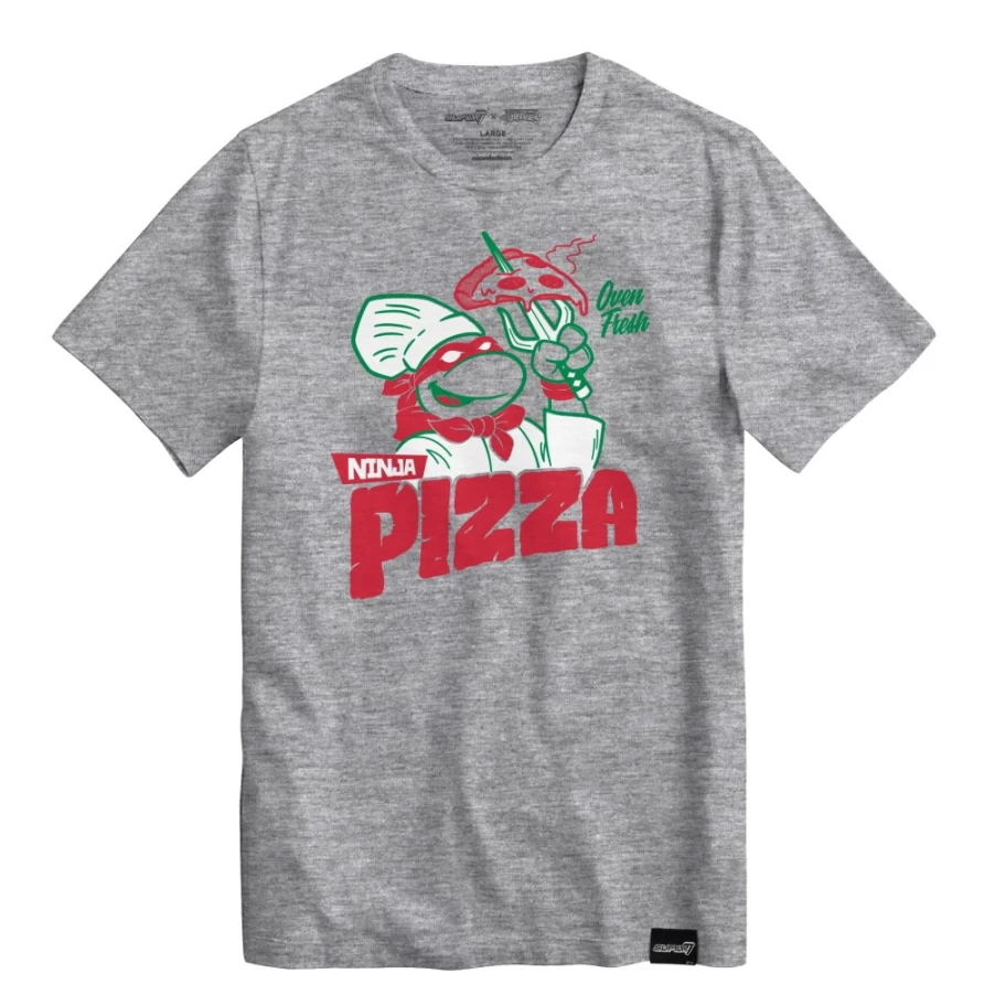 Super7 Teenage Mutant Ninja Turtles Pizza Shop Graphic T-Shirt for TMNT Fans