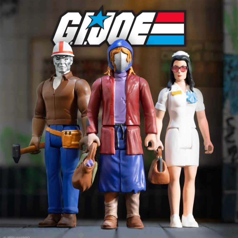 Super7 G.I. Joe Reaction Wave 6B Cobra Escape Pack Action Figure Set