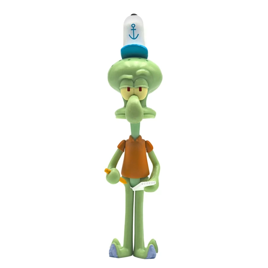 Super7 Spongebob Squarepants Reaction Wave 1 Squidward Action Figure Collectible