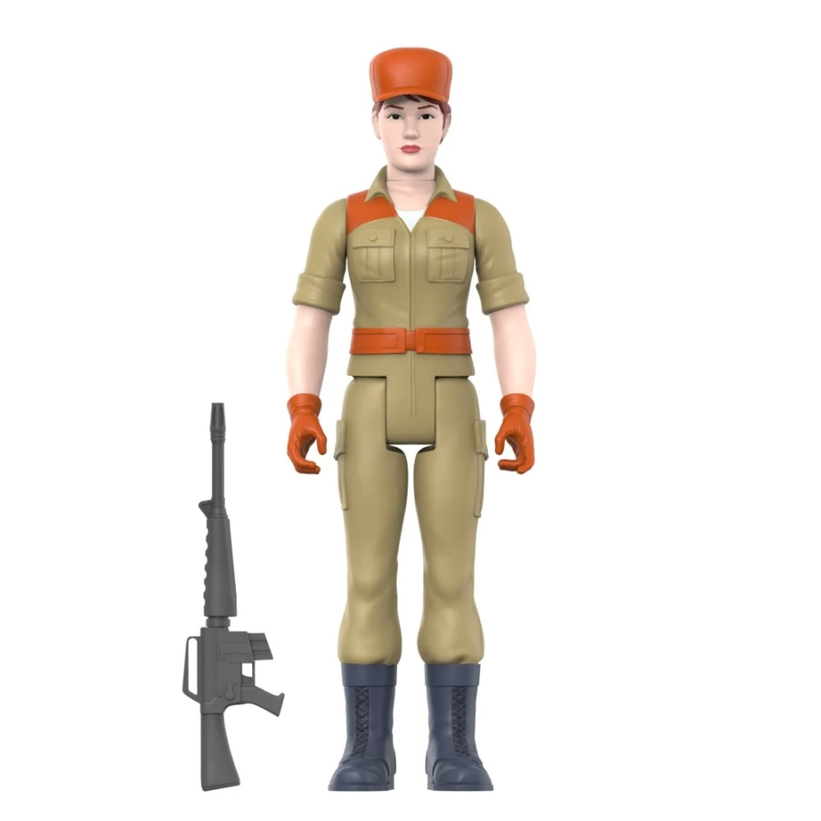 Super7 G.I. Joe Reaction Wave 3 Action Figure - Female Combat Engineer with Pink Ponytail Hair Collectible Toy