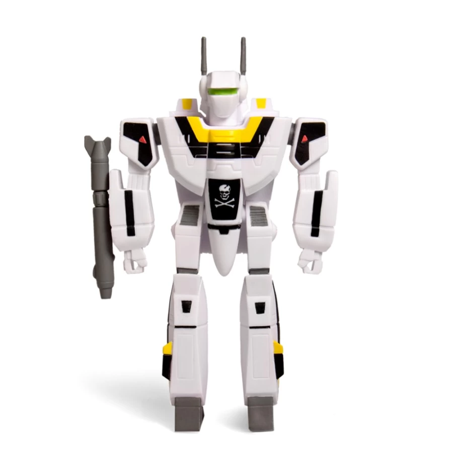 Super7 Robotech ReAction Series Valkyrie VF-1S Roy Fokker Action Figure Collectible