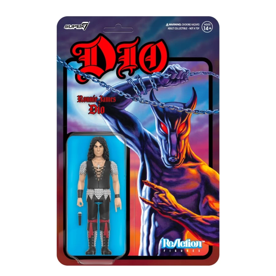 Super7 Reaction W1 Ronnie James Dio Action Figure - Official Dio Collectible