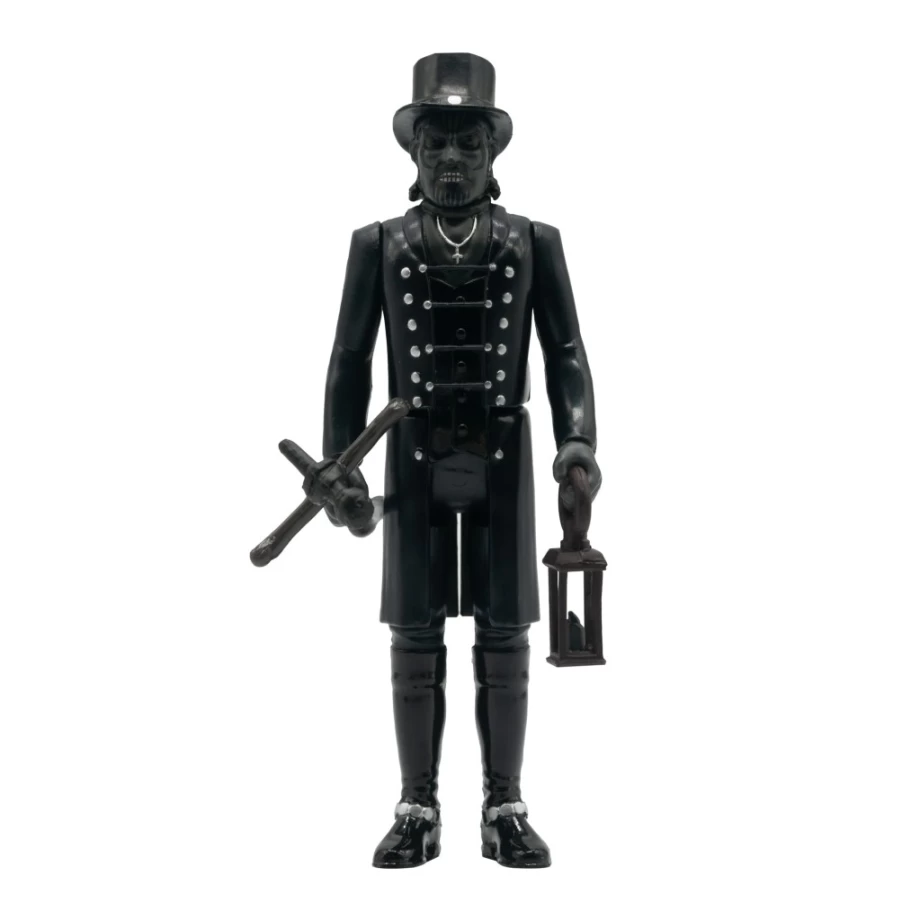 Super7 King Diamond Reaction Figure - Midnight Black Metal Top Hat Collectible Toy