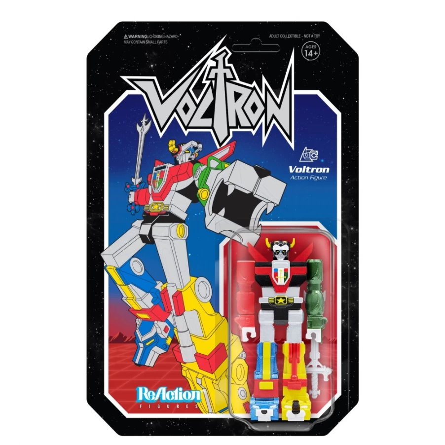 Super7 Voltron Metallic Reaction Figure - Collectible Toy