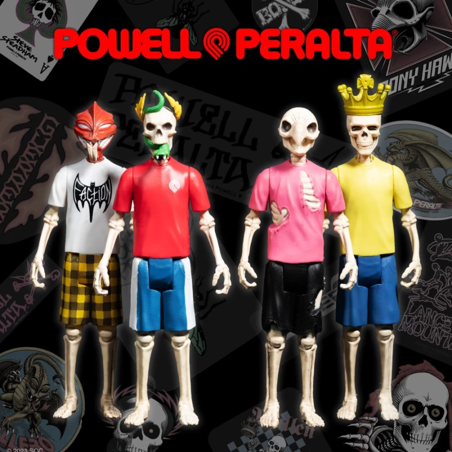 Super7 Powell-Peralta Reaction Figures Wave 2 - 4-Piece Collectible Set