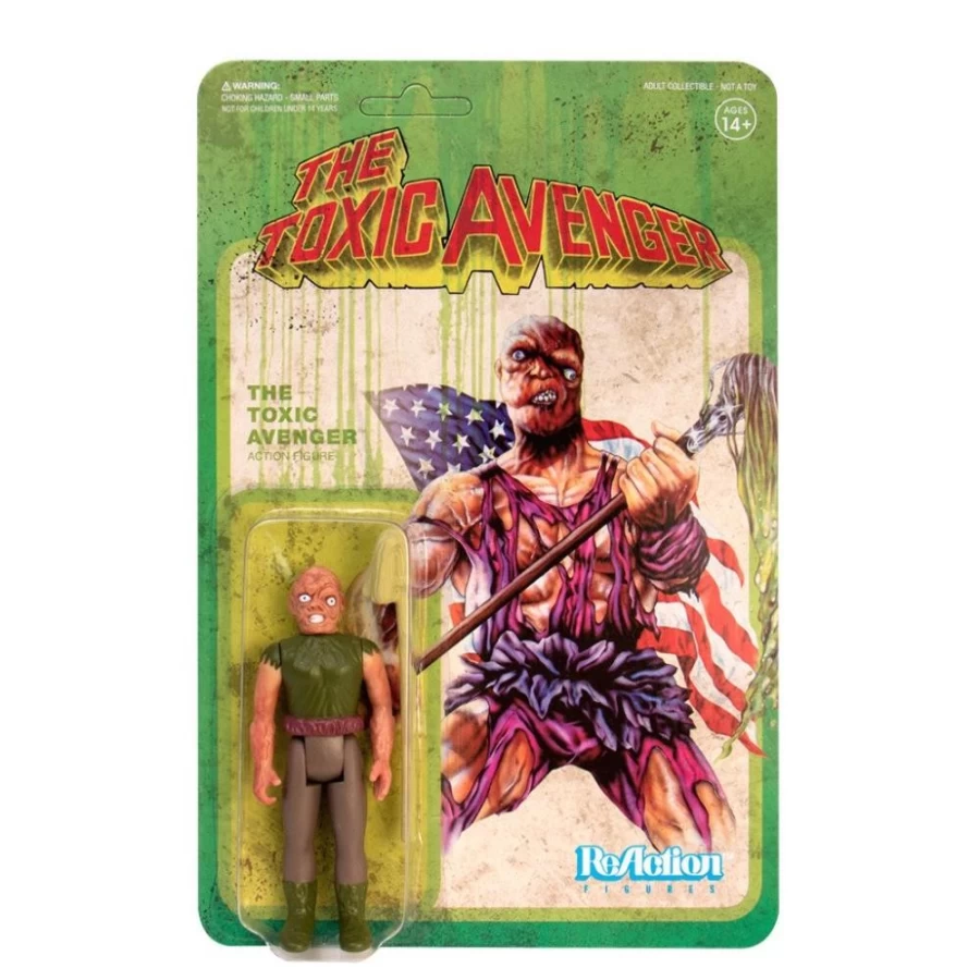 Super7 Toxic Avenger Reaction Figure - Official Movie Edition Collectible