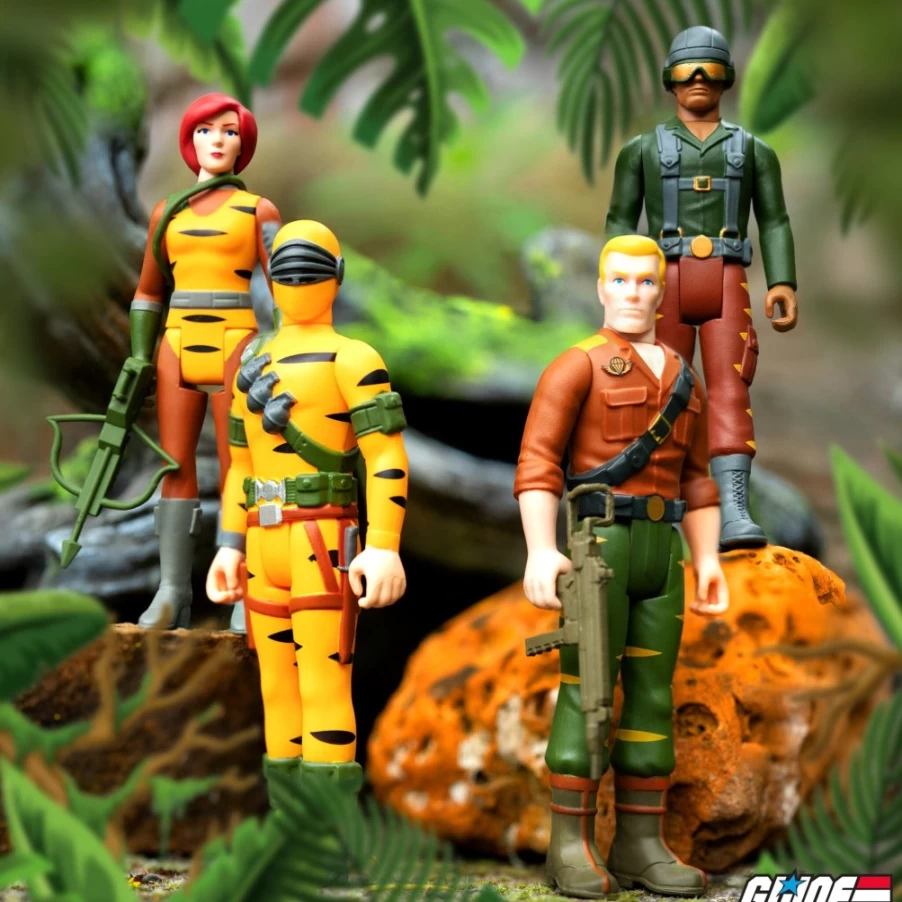 Super7 G.I. Joe Reaction Figures Wave 6 - Tiger Force Action Figure Set (4-Pack)
