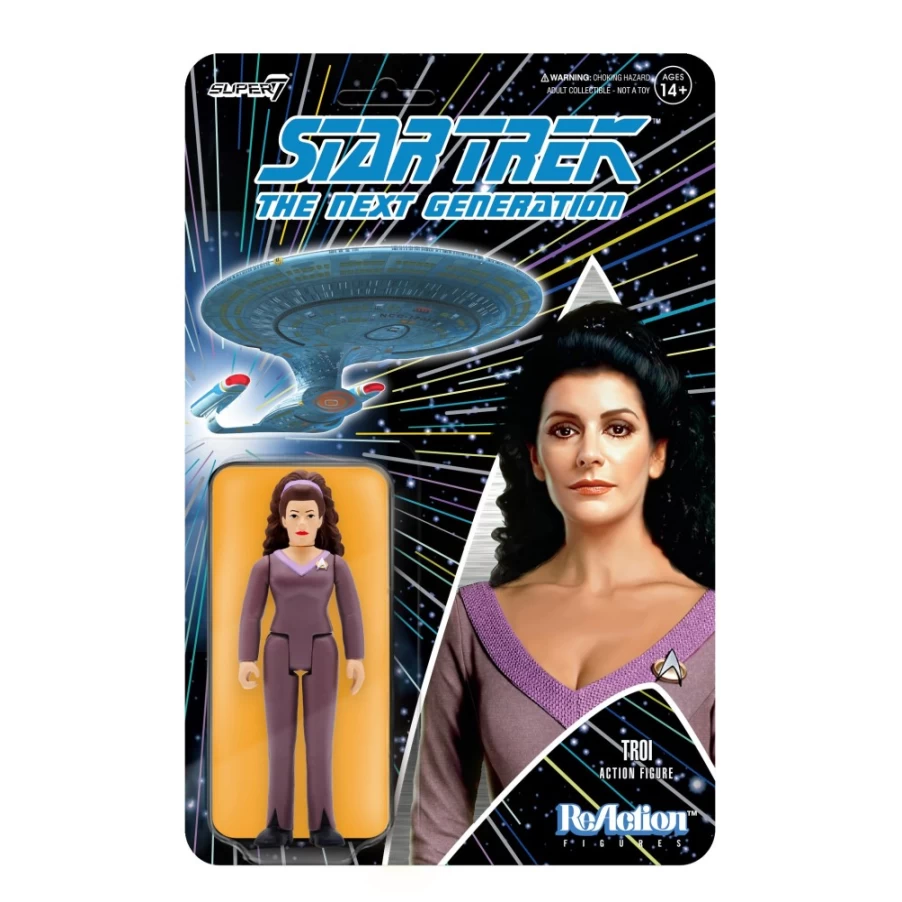 Super7 Star Trek: The Next Generation Wave 2 Counselor Troi Action Figure Collectible