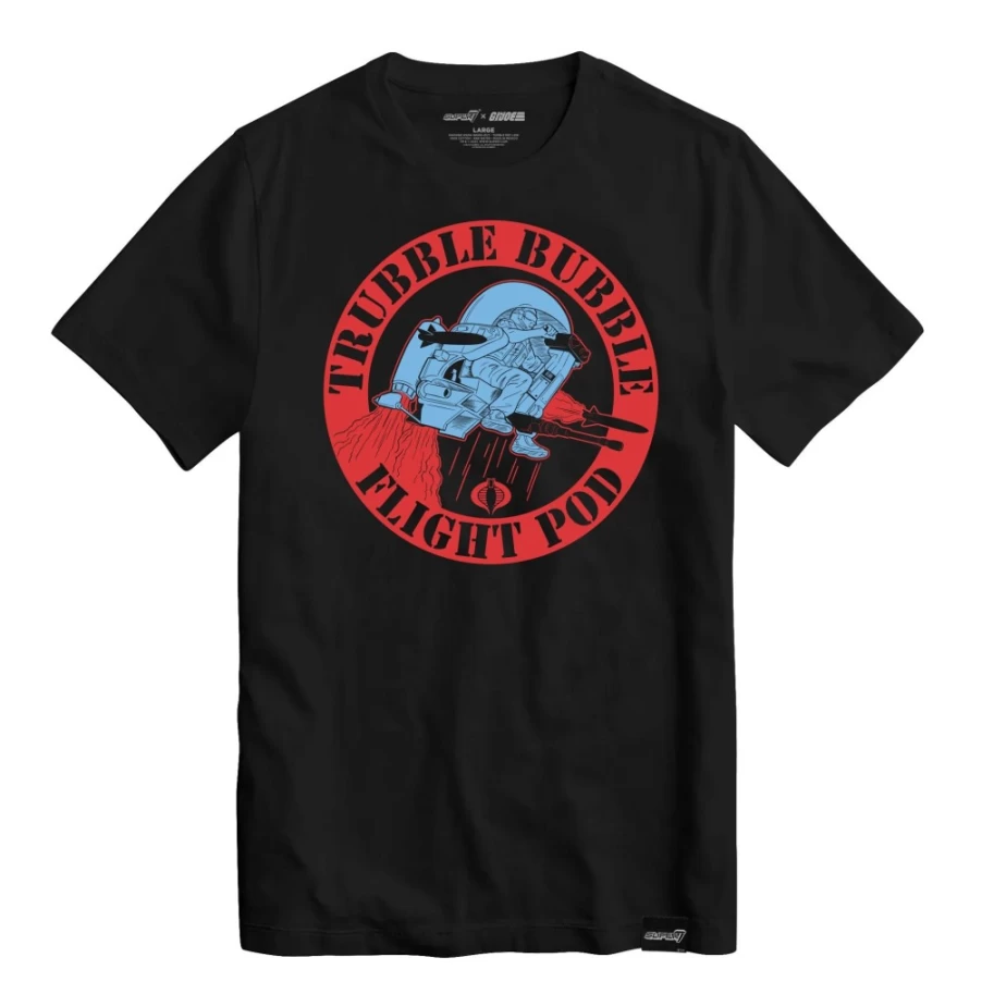 Super7 G.I. Joe Cobra Flight Pod Graphic T-Shirt for Men and Women