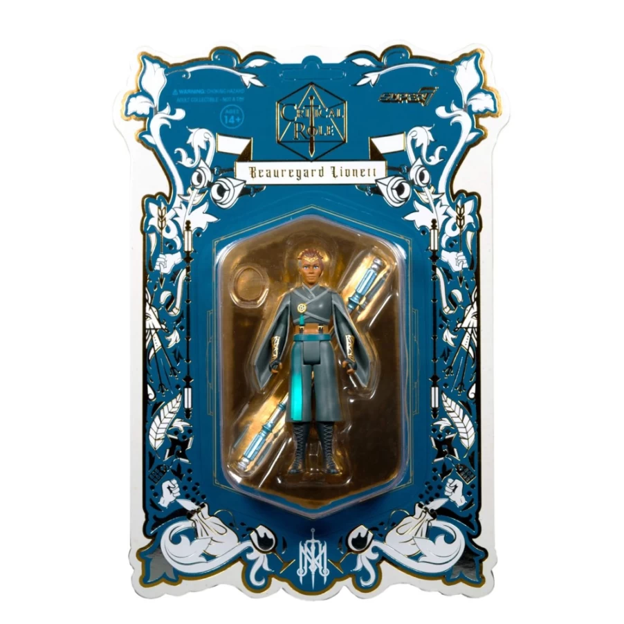 Super7 Critical Role Reaction Wave 1 Beauregard Lionett Collectible Figure