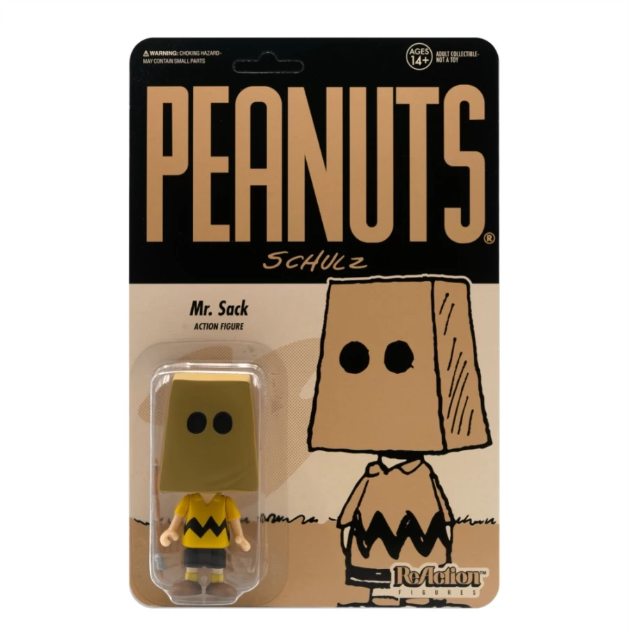 Super7 Peanuts Reaction Wave 3 Mr. Sack Collectible Figure