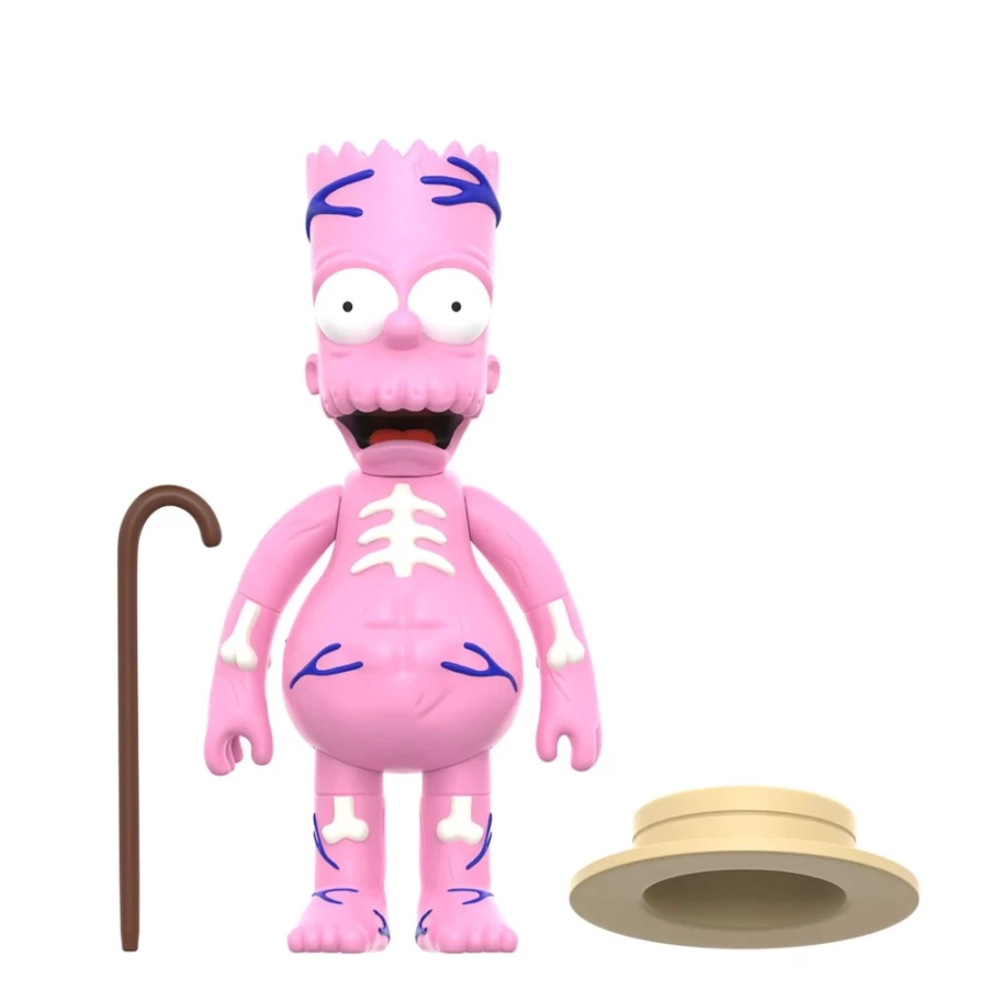 Super7 The Simpsons Reaction W3 - Treehouse of Horror Inside Out Bart Action Figure