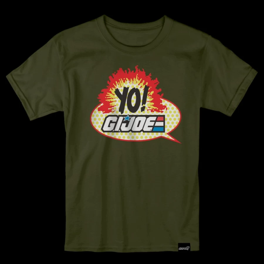 Super7 G.I. Joe Graphic T-Shirt - Yo Joe! Classic Cartoon Tee