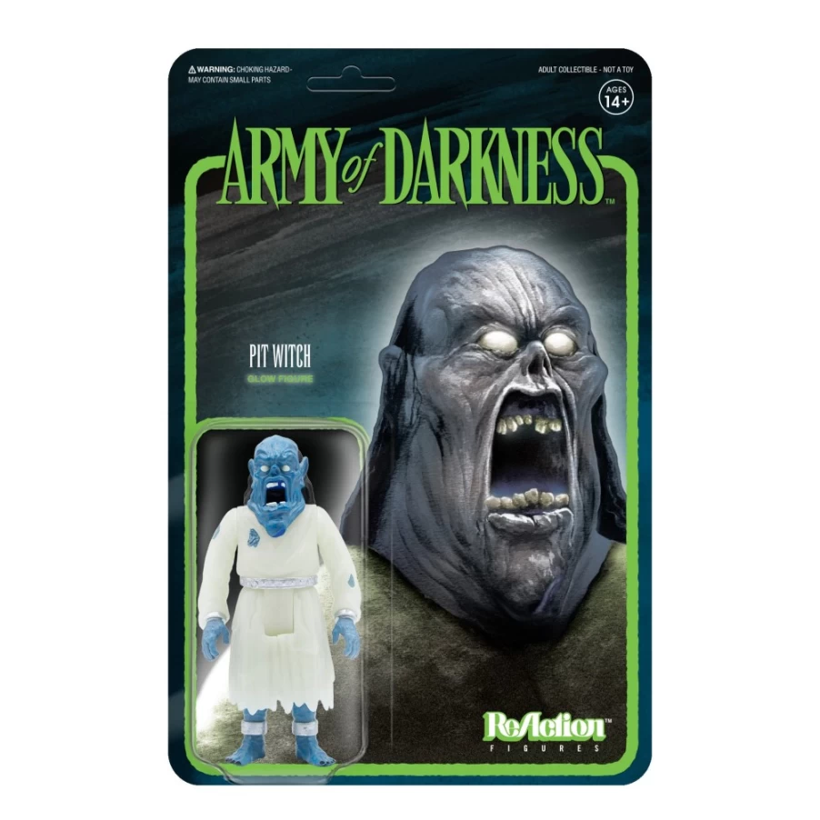 Super7 Army Of Darkness Glow-in-the-Dark Pit Witch Reaction Figure Collectible