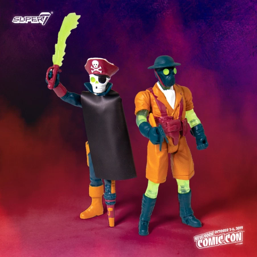 Super7 Reaction Figures 2-Pack: The Worst (Wave 2) & Knights of The Slice Collectible Action Figures