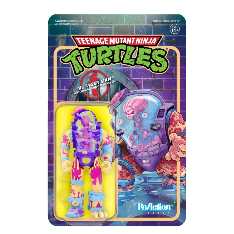Super7 Teenage Mutant Ninja Turtles Mutagen Man Reaction Figure Wave 4 Collectible Action Figure