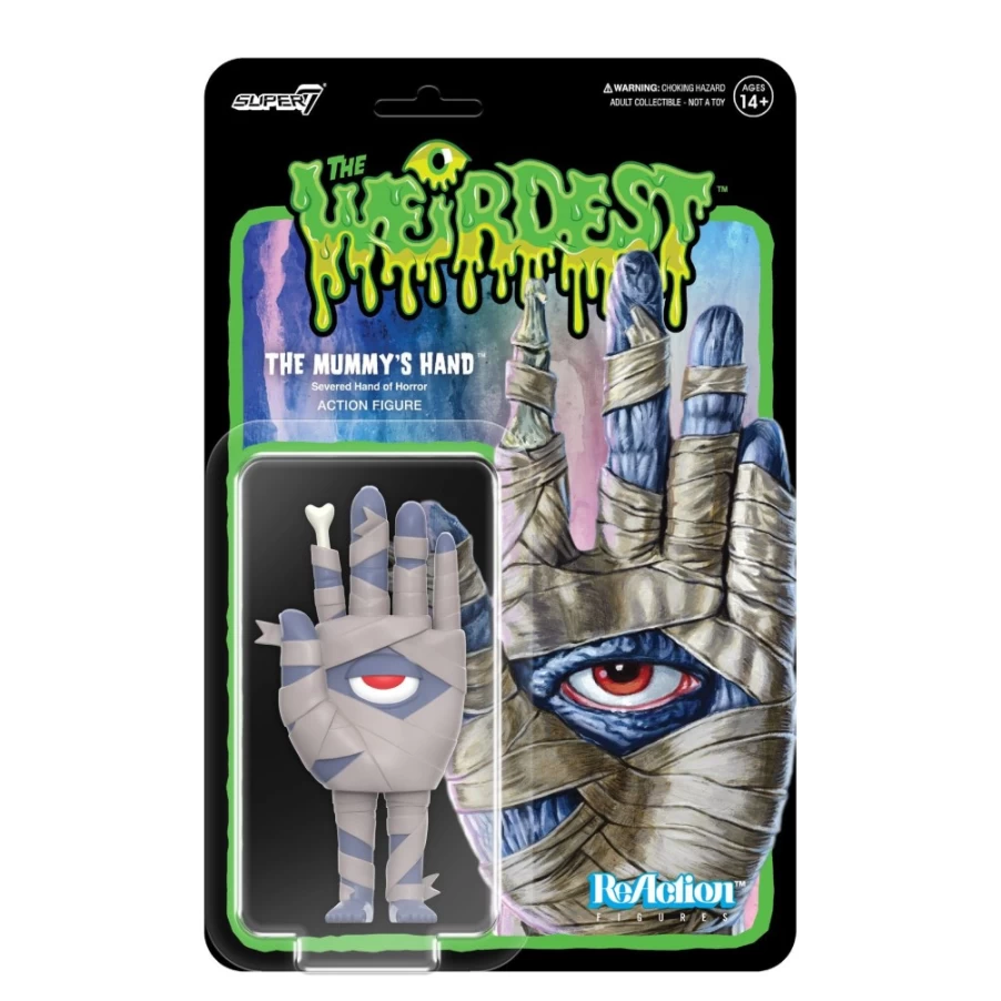 Super7 The Weirdest Reaction W2 - Mummy's Hand Action Figure Collectible