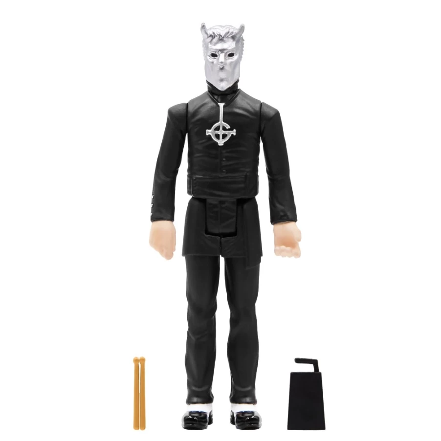 Super7 Meliora Nameless Ghoul Reaction Figure Wave 2 with Cowbell & Drumsticks Collectible Toy