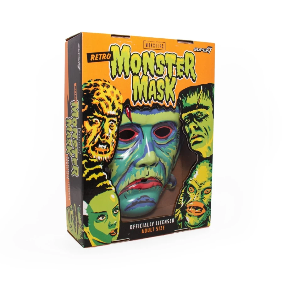 Super7 Universal Monsters Frankenstein Mask - Classic Blue Collectible Horror Face Cover